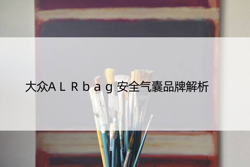 大众ALRbag安全气囊品牌解析