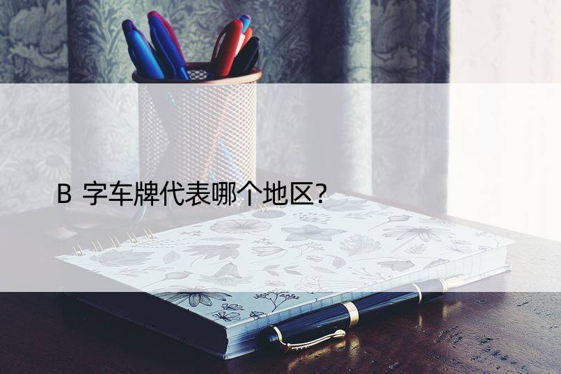 B字车牌代表哪个地区？