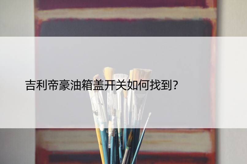 吉利帝豪油箱盖开关如何找到？