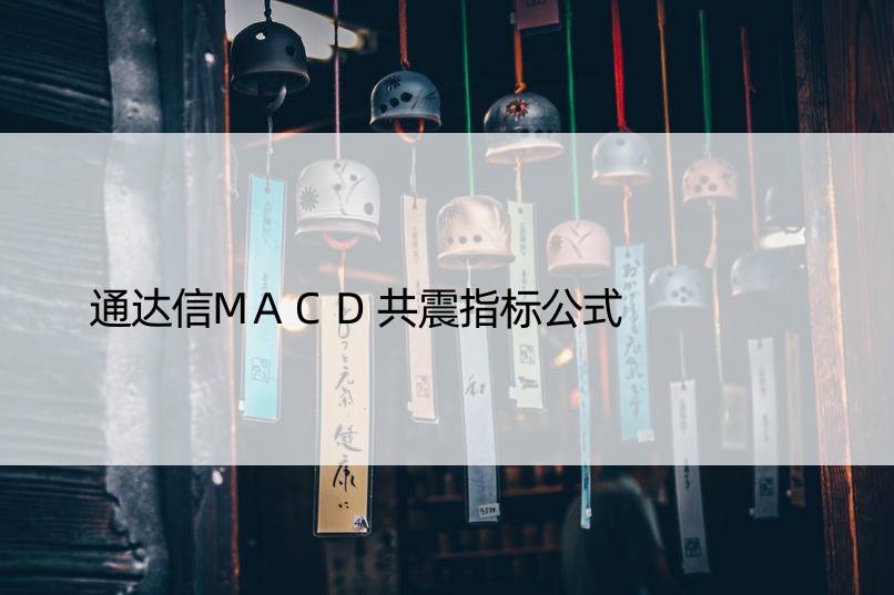 通达信MACD共震指标公式